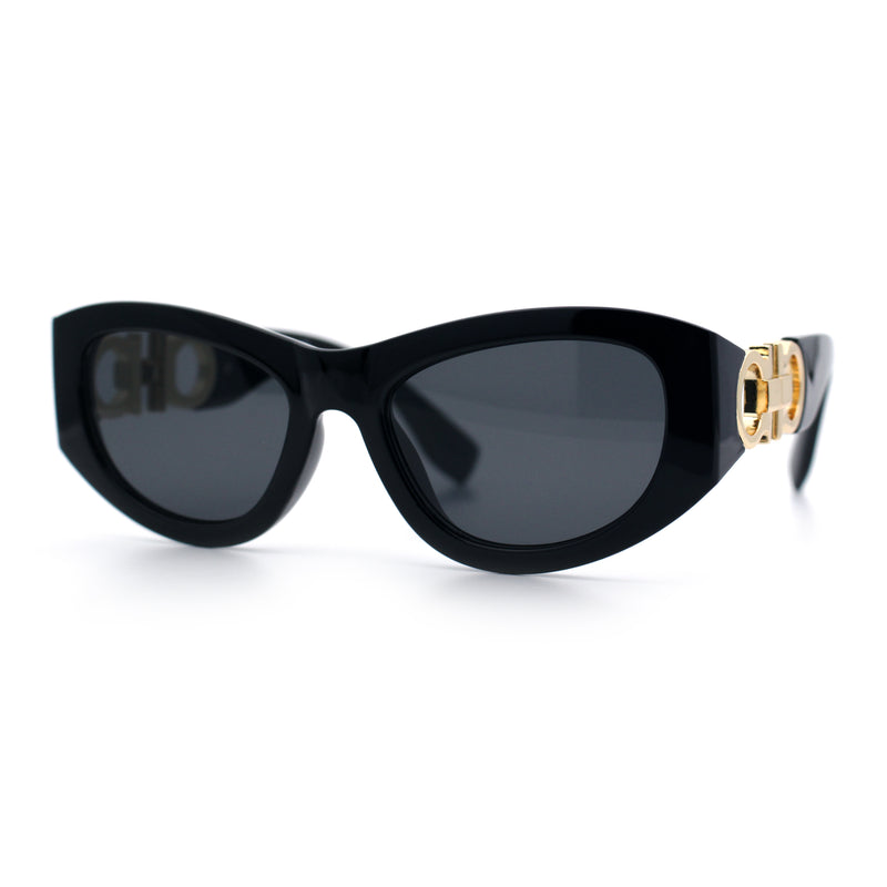 Womens Crop Mod Cat Eye Luxury Fashion Plastic Sunglasses