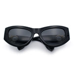 Womens Crop Mod Cat Eye Luxury Fashion Plastic Sunglasses