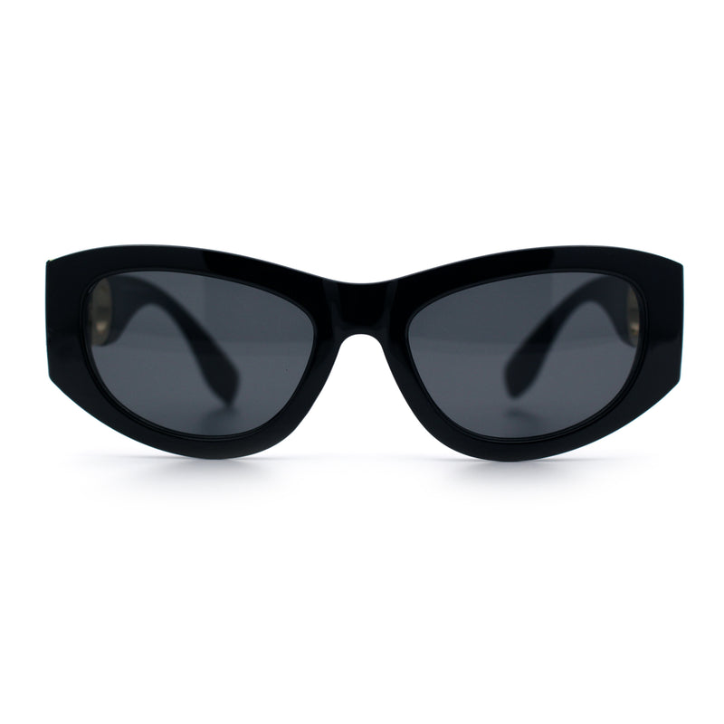 Womens Crop Mod Cat Eye Luxury Fashion Plastic Sunglasses