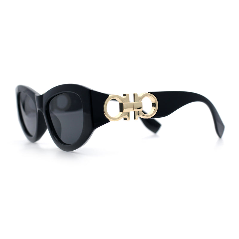 Womens Crop Mod Cat Eye Luxury Fashion Plastic Sunglasses