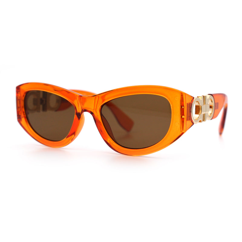 Womens Crop Mod Cat Eye Luxury Fashion Plastic Sunglasses