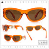 Womens Crop Mod Cat Eye Luxury Fashion Plastic Sunglasses