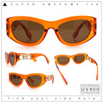 Womens Crop Mod Cat Eye Luxury Fashion Plastic Sunglasses