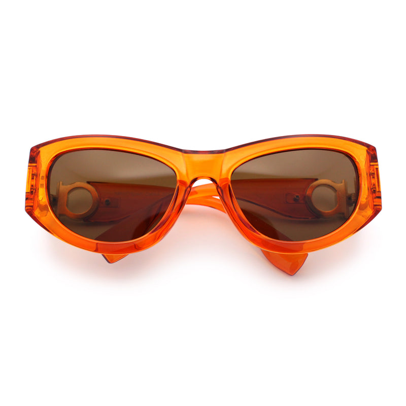 Womens Crop Mod Cat Eye Luxury Fashion Plastic Sunglasses