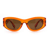 Womens Crop Mod Cat Eye Luxury Fashion Plastic Sunglasses