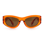 Womens Crop Mod Cat Eye Luxury Fashion Plastic Sunglasses