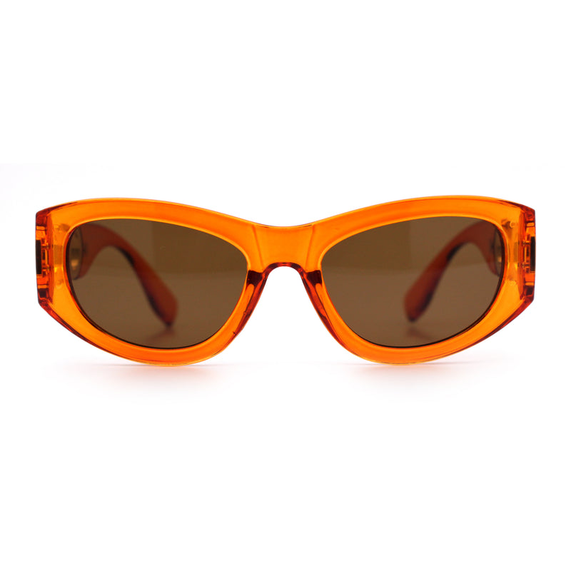 Womens Crop Mod Cat Eye Luxury Fashion Plastic Sunglasses