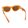 Womens Crop Mod Cat Eye Luxury Fashion Plastic Sunglasses