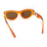 Womens Crop Mod Cat Eye Luxury Fashion Plastic Sunglasses