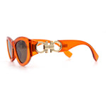 Womens Crop Mod Cat Eye Luxury Fashion Plastic Sunglasses
