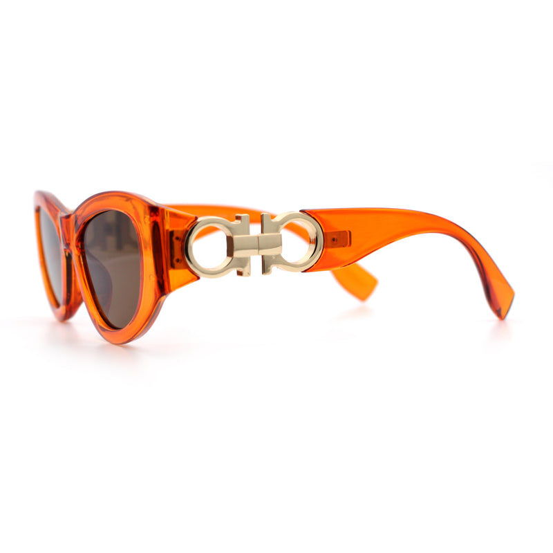 Womens Crop Mod Cat Eye Luxury Fashion Plastic Sunglasses