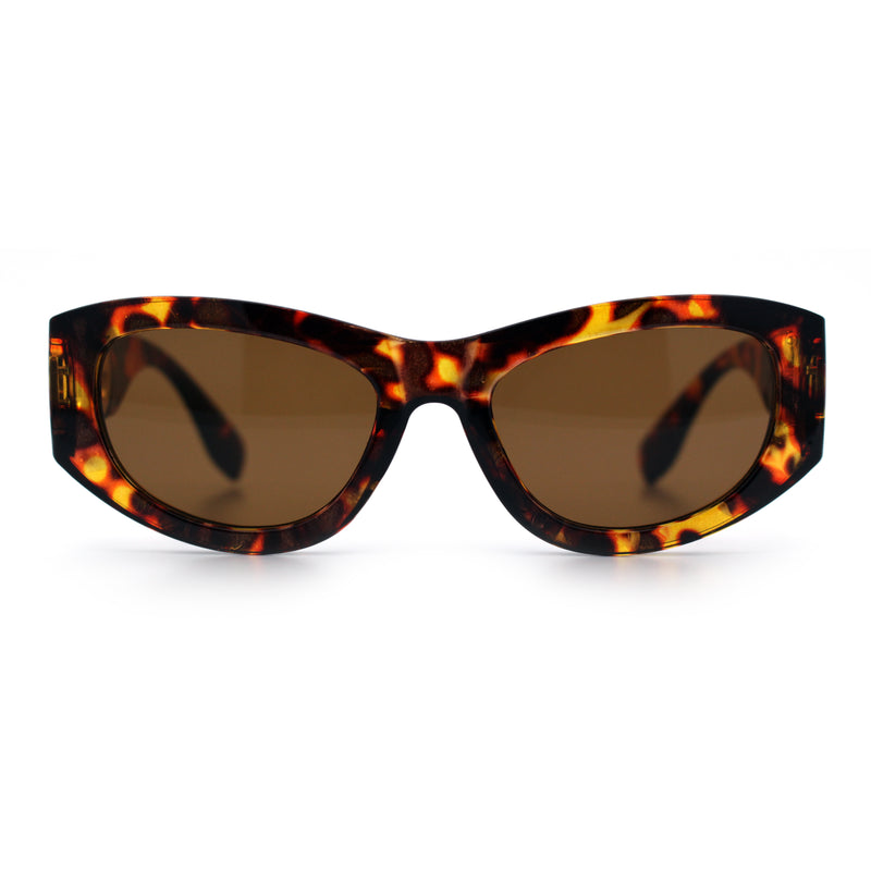 Womens Crop Mod Cat Eye Luxury Fashion Plastic Sunglasses