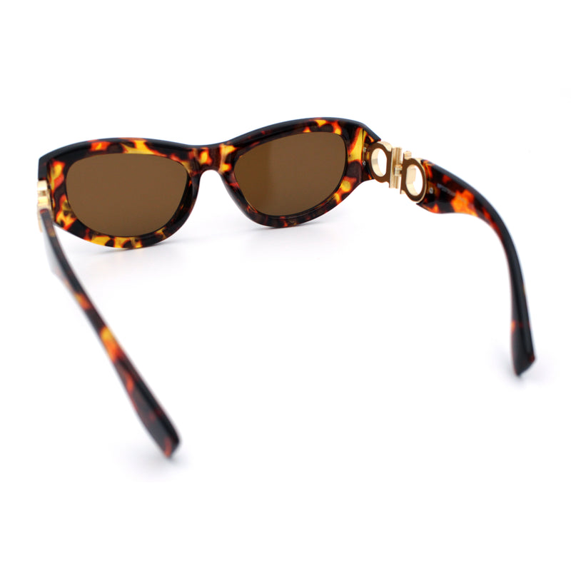 Womens Crop Mod Cat Eye Luxury Fashion Plastic Sunglasses