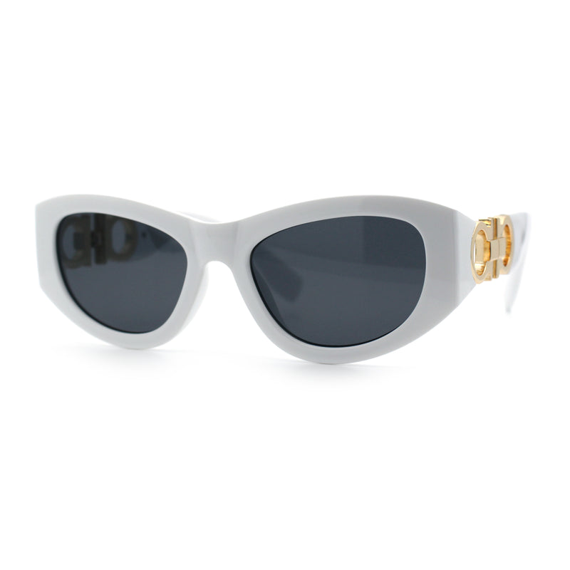 Womens Crop Mod Cat Eye Luxury Fashion Plastic Sunglasses