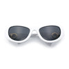 Womens Crop Mod Cat Eye Luxury Fashion Plastic Sunglasses