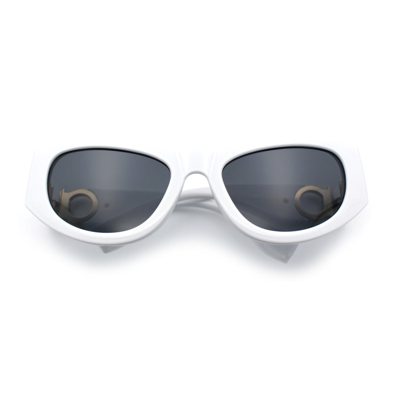 Womens Crop Mod Cat Eye Luxury Fashion Plastic Sunglasses