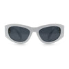 Womens Crop Mod Cat Eye Luxury Fashion Plastic Sunglasses