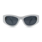 Womens Crop Mod Cat Eye Luxury Fashion Plastic Sunglasses