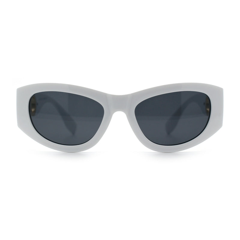 Womens Crop Mod Cat Eye Luxury Fashion Plastic Sunglasses
