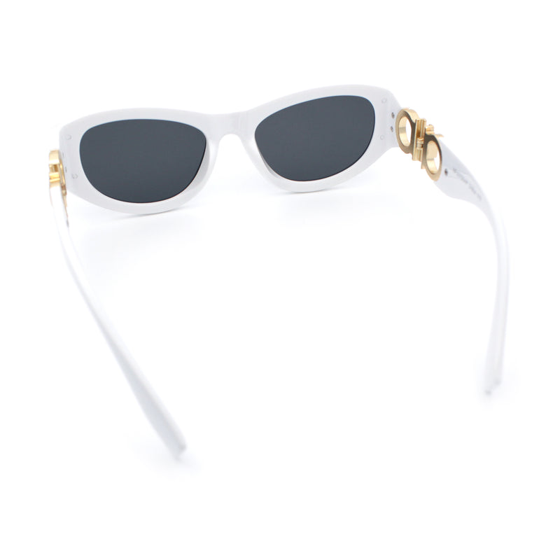 Womens Crop Mod Cat Eye Luxury Fashion Plastic Sunglasses