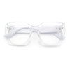 Womens Luxury Jaguar Head Jewel Thick Horn Cat Eye Clear Fashion Eyeglasses