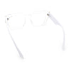 Womens Luxury Jaguar Head Jewel Thick Horn Cat Eye Clear Fashion Eyeglasses