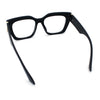 Womens Luxury Jaguar Head Jewel Thick Horn Cat Eye Clear Fashion Eyeglasses