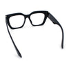 Womens Luxury Jaguar Head Jewel Thick Horn Cat Eye Clear Fashion Eyeglasses