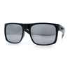Mens Kush Polarized Mirrored Classic Sport Horn Rim Plastic Rectangle Sunglasses