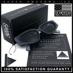 Womens Diva Narrow Triangular Thick Temple Plastic Fashion Sunglasses