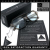 Hipster Octagonal Double Bridge Thick Bevel Plastic Racer Sunglasses