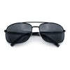 Mens Air Force Classic Narrow Rectangle Officer Cop Metal Rim Sunglasses