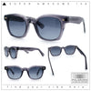 Polarized Iconic Thick Bevel Horn Rim Rectangular Hipster Sunglasses
