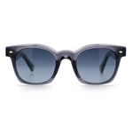 Polarized Iconic Thick Bevel Horn Rim Rectangular Hipster Sunglasses