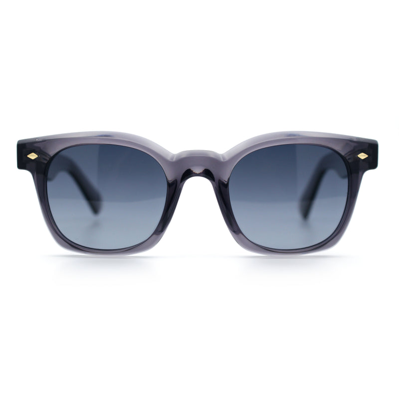 Polarized Iconic Thick Bevel Horn Rim Rectangular Hipster Sunglasses