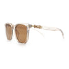 Gentlemanly Fancy Metal Hinge Oversized Thin Plastic Horn Rim Sunglasses