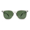 Gentlemanly Fancy Metal Hinge Oversized Thin Plastic Horn Rim Sunglasses
