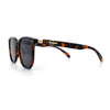 Gentlemanly Fancy Metal Hinge Oversized Thin Plastic Horn Rim Sunglasses