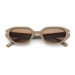 Womens Elegant Mod Geometric Oval Rectangle Plastic Fashion Sunglasses