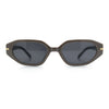 Womens Elegant Mod Geometric Oval Rectangle Plastic Fashion Sunglasses