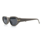 Womens Elegant Mod Geometric Oval Rectangle Plastic Fashion Sunglasses
