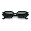 Womens Elegant Mod Geometric Oval Rectangle Plastic Fashion Sunglasses