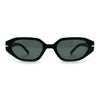 Womens Elegant Mod Geometric Oval Rectangle Plastic Fashion Sunglasses