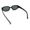 Womens Elegant Mod Geometric Oval Rectangle Plastic Fashion Sunglasses