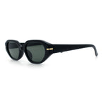 Womens Elegant Mod Geometric Oval Rectangle Plastic Fashion Sunglasses