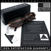 Womens Elegant Mod Geometric Oval Rectangle Plastic Fashion Sunglasses