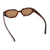 Womens Elegant Mod Geometric Oval Rectangle Plastic Fashion Sunglasses