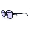 Retro Hustler Oval Rectangular Plastic Mid Horn Rim Vintage Vibe Sunglasses