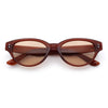 Womens Retro Hipster Cat Eye Horn Rim Plastic Fashion Sunglasses