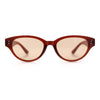 Womens Retro Hipster Cat Eye Horn Rim Plastic Fashion Sunglasses